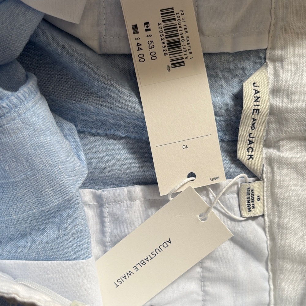 Janie and Jack Sky Blue Kids Casual Pants NWT - Picture 3 of 4